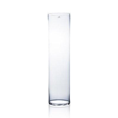 Vase ZYLINDER Klar | H.60 x D.19 cm | Glas [mieten]