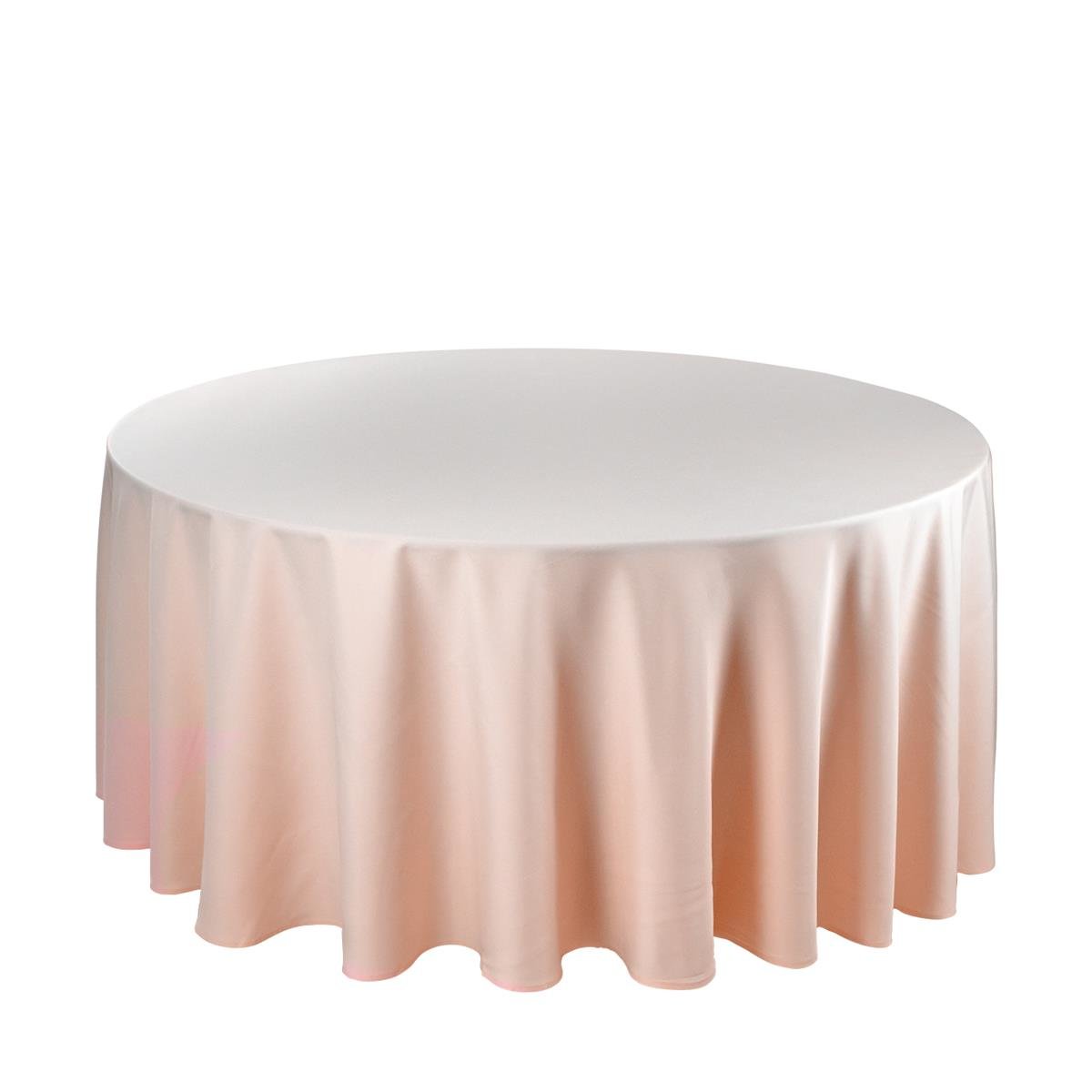 Runde Tischdecke Puderrosa mieten -Eventdeko-For-Rent, 15,98 €