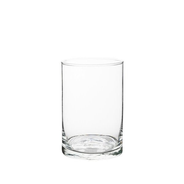 Vase ZYLINDER Klar | H.15 x D.10 cm | Glas [mieten]