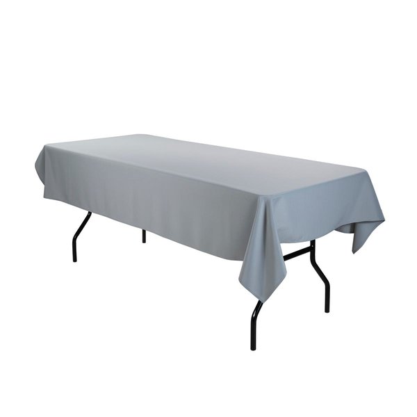 Tischdecke ECKIG | L.220 x B.140 cm | Silber-Grau [mieten]