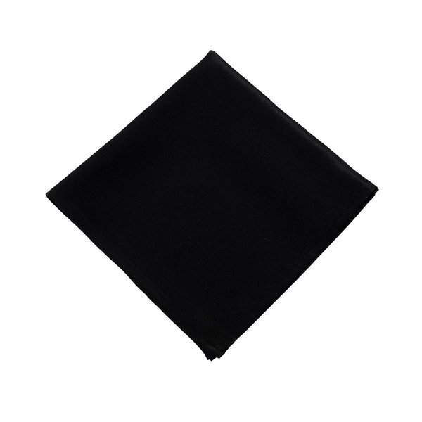 Stoffserviette Polyester  | 50 x 50 cm | Schwarz [mieten]