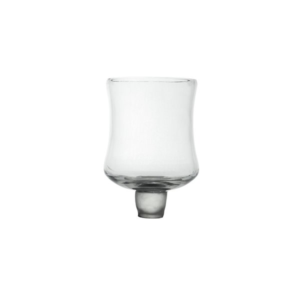 Windlichtglas für Kerzenständer |  H. 8 x D. 6  cm | Klar  [mieten]