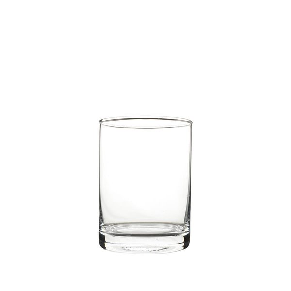 Vase ZYLINDER Klar | H. 12  x D. 9 cm | Glas [mieten]