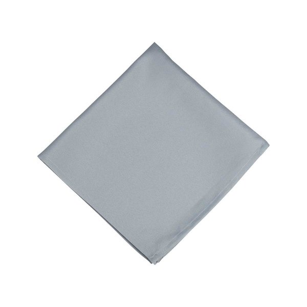 Stoffserviette Polyester  | 50 x 50 cm | Silber-Grau [mieten]