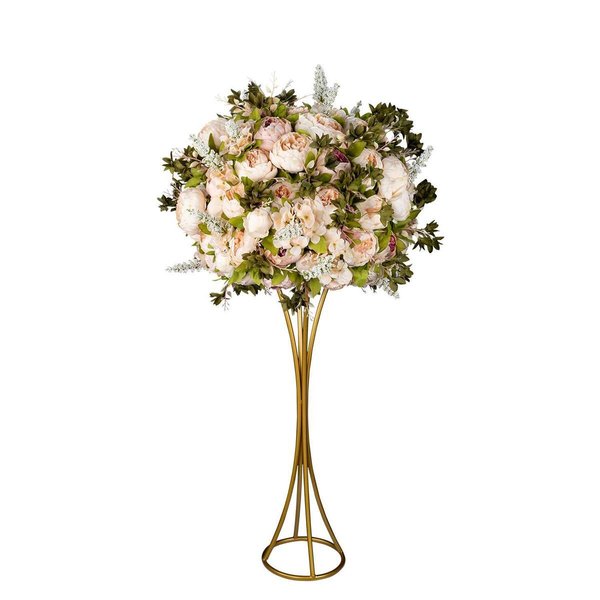 Blumenstnder CICILYA | H. 75 x D. 20 cm |  Matt Gold